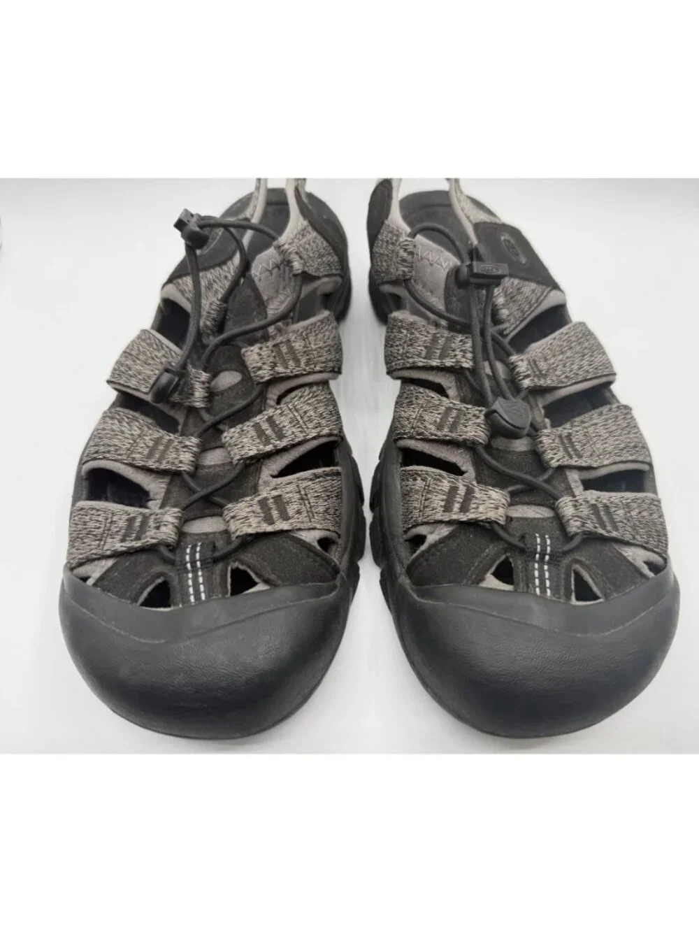 Keen Newport H2 Hiking Sandals Mens Size 12 Black/Steel Grey Water Outdoor Shoes